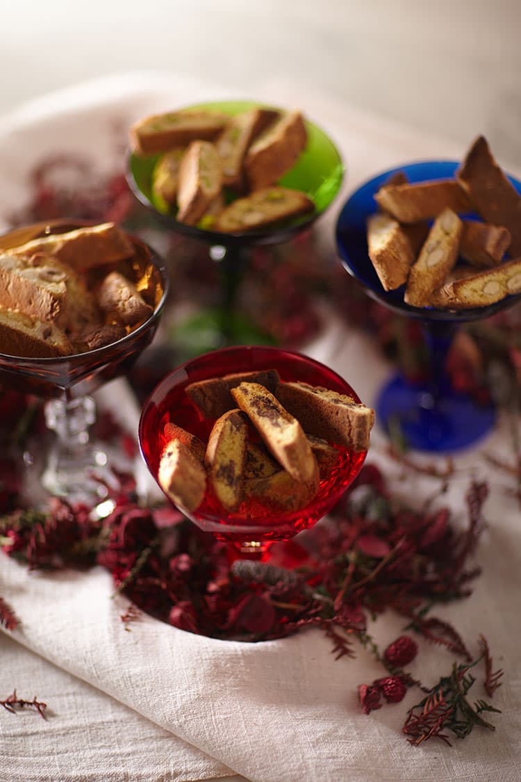 All the flavors of Prato Biscuits