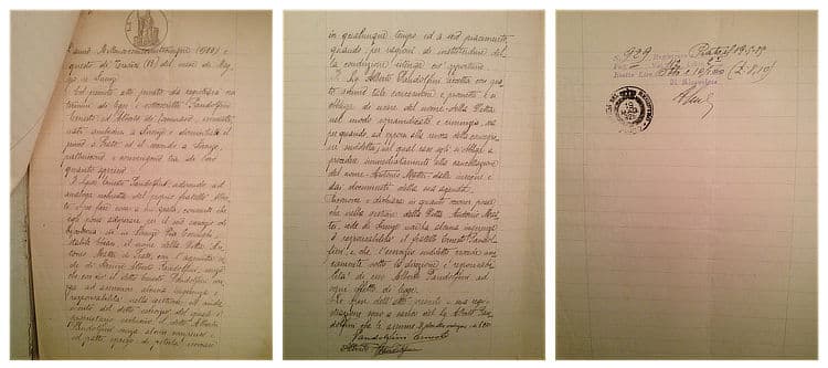 Copies of the agreement